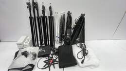 Bundle of Assorted Photo Studio Equipment In Bag