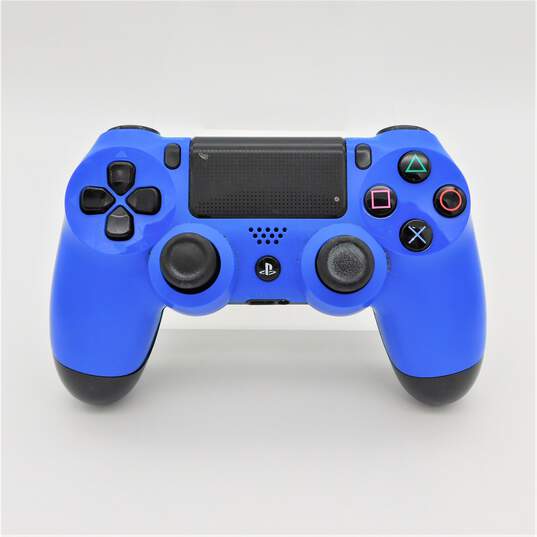 Wave Blue Wireless Dualshock Controller For Sony PlayStation 4 Tested image number 1