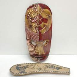 Indigenous Decorative Art Tribal Mask/Rainmaker Cultural Influence Home Décor