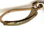 Designer Joan Rivers Gold-Tone Fashionable Leverback Drop Earrings image number 4