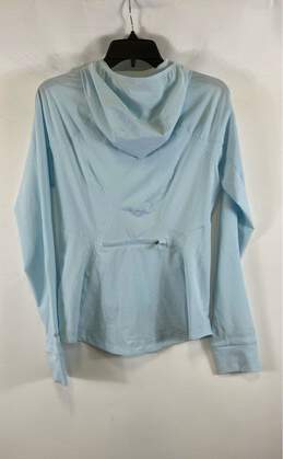 NWT Lululemon Womens Blue Mist Over Hooded Long Sleeve Windbreaker Jacket Size 6 alternative image