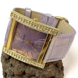 Designer Joan Rivers Gold-Tone Adjustable Strap Analog Wristwatch
