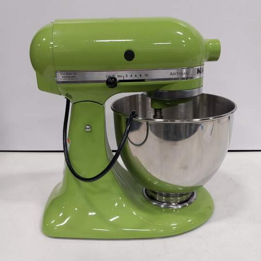 KitchenAid KSM150PSGA Artisan Tilt Head Stand Mixer Lime Green image number 1