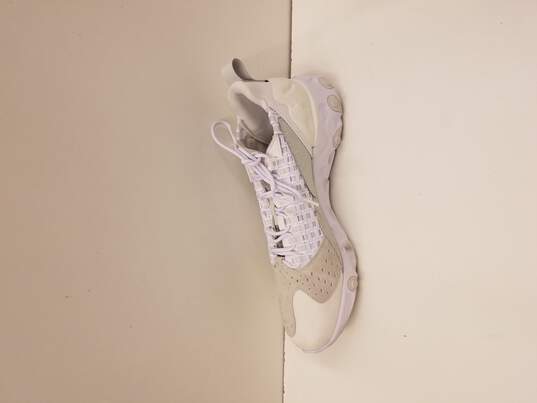 Nike React Sertu Men's Lifestyle Shoes White Suede Woven AT5301 100 Size 12 image number 2
