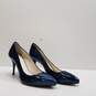 Bettye Muller Patent Leather Pumps Teal 6 image number 3