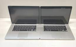 Apple MacBook Pro 15" (A1286, lot of 2) FOR PARTS/REPAIR