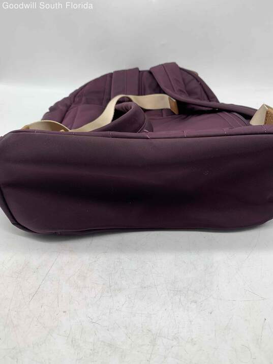 Michael Kors Womens Burgundy Backpack image number 4