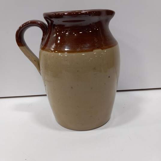 Pearsons Of Chesterfield Brown and Tan Stoneware Jug image number 2