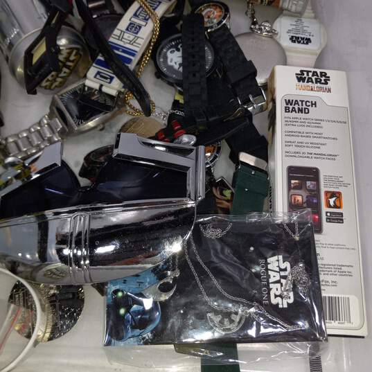 5.1lb Bundle of Assorted Star Wars Wrist Watches image number 2