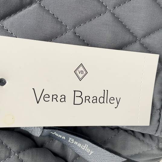 NWT Vera Bradley Womens Blue Quilted Adjustable Strap Zipper Pocket Backpack image number 3