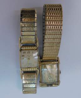 VNTG Men's Gruen & Lord Elgin Gold Tone Mechanical Watches alternative image