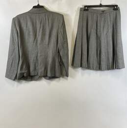 Christian Dior 2 PC Gray Suit - Blazer/Skirt - Size 10 alternative image