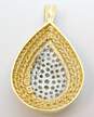 14KP Yellow Gold 1.11 CTTW Diamond Pendant 7.6g image number 2