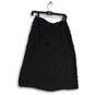 Isda & Co. Womens Black Silk Flat Front Pull-On Midi A-Line Skirt Size 8 image number 2