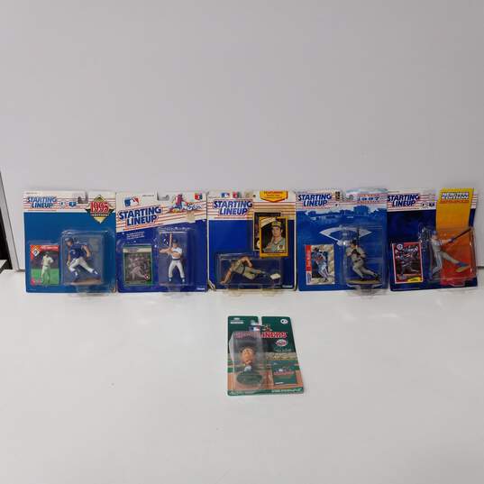 6pc Set of Assorted Baseball Figures NIB image number 1