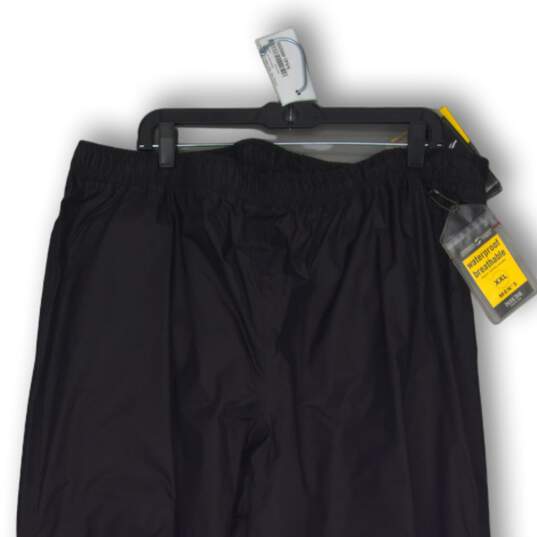 NWT Pacific Trail Mens Rain Pants Pac Tech Waterproof & Breathable Black Sz XXL image number 3