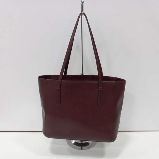 Buy the Kate Spade New York Maroon Schuyler Medium Tote Bag | GoodwillFinds