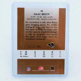 2005 HOF Isaac Bruce Donruss Classics Timeless Tributes Bronze /100 St Louis Rams alternative image