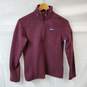Patagonia Women's 1/4 Zip Pullover Medium Purple in Women's Size Small image number 1