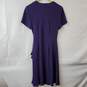 Sheri Martin New York Short Sleeve Dark Purple Midi Dress Women's 10 image number 2