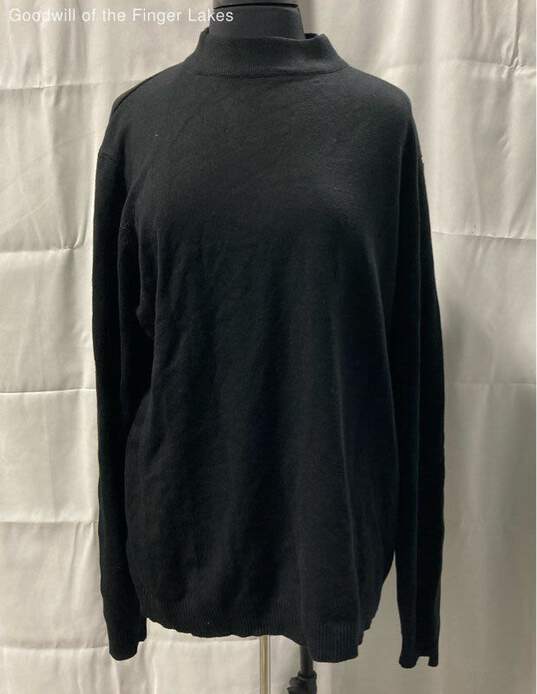 XRay Jeans Black Casual Mockneck Sweater Size 3XL W/ Tag image number 1