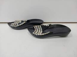 Robert Clergerie Women's Black Beaded Sandals