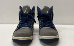 Air Jordan SC-1 Flat Pewter Midnight Navy Athletic Shoes Men's Size 10.5 alternative image