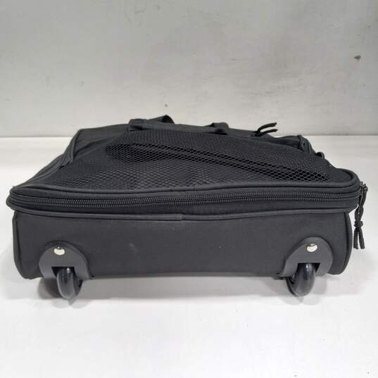 Protege Black Canvas Luggage w/Wheels image number 3