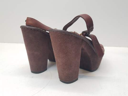 Michael Kors brown Womens Strap HeelsShoe Size 7.5 image number 2