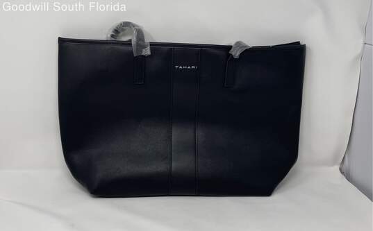 Tahari Womens Black Handbag With Tag image number 1