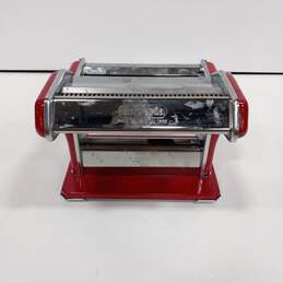 Red And Silver Imperia Pasta Maker Machine alternative image