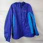 Columbia Sportswear Company Women's Blue/Purple Full-Zip Raincoat Jacket Size 1X image number 1