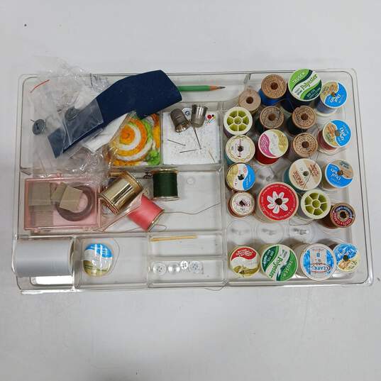 Box of Sewing Craft Supplies image number 5