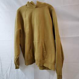 Essentials Yellow Cotton/Polyester Size L Hoodie