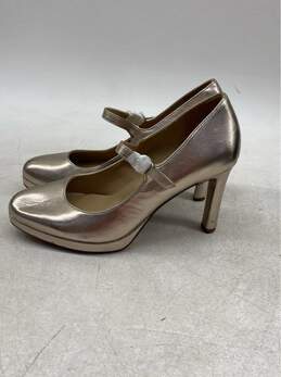 Naturalizer Womens Talissa Platform Almond Toe Heel Size 7.5 Gold Heels alternative image