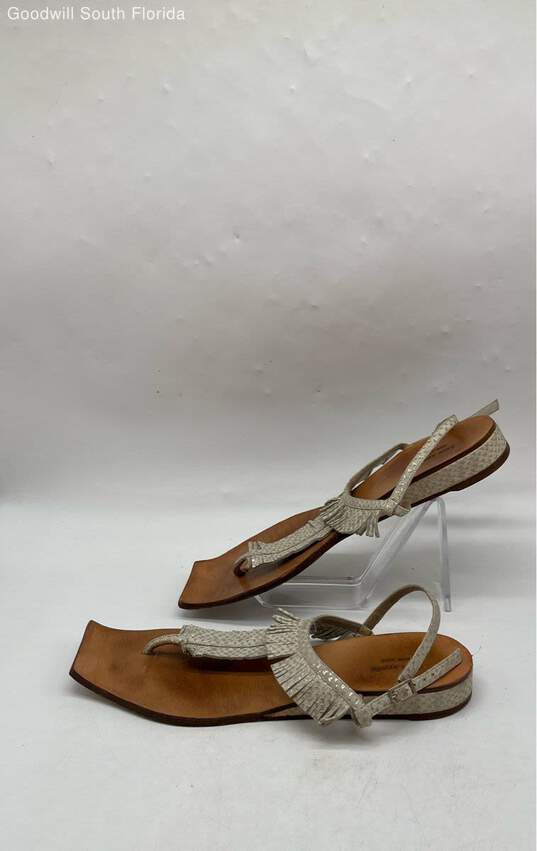 Kate Spade New York Womens Gray Open Toe Buckle T Strap Sandals Size 9.5 image number 1