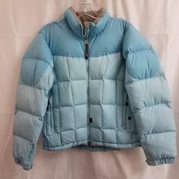 Marmot Women's Two Toned Light Blue 650 Fill Puffer Jacket Size M