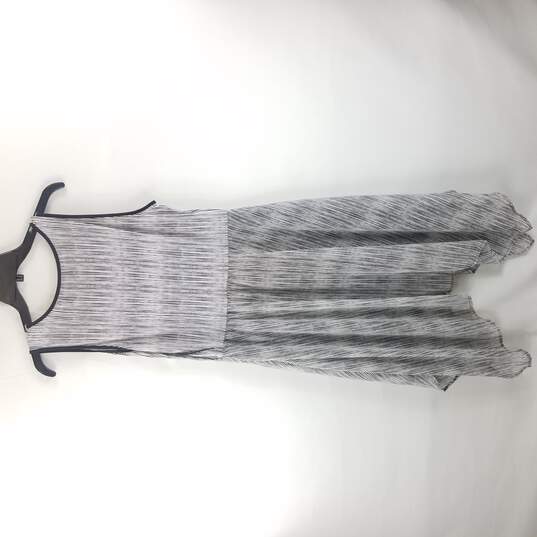 Elle Women Black & White striped dress Size L NWT image number 2