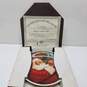 'Santa's Golden Gift' Christmas 1987 Norman Rockwell Knowles China Company Plate image number 1