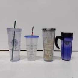 Lot of Nine Starbucks Coffee Cups alternative image