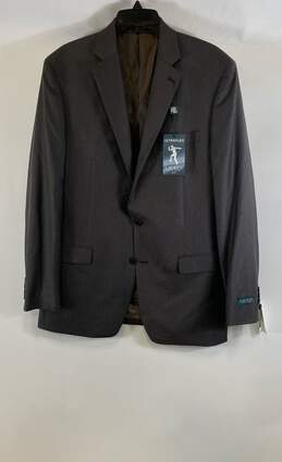 NWT Lauren Ralph Lauren Mens Black Single Breasted Blazer Jacket Size 42 Long