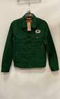 NWT Levi's Mens Green Green Bay Packers Football NFL Trucker Jacket Size Small image number 1