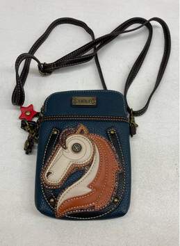 Charming Chala Majestic Blue Horse Cell Phone/ Mini Crossbody Bag