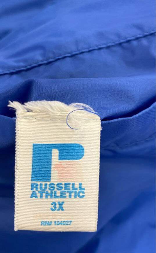 Russell Athletic Mens Blue Reversible Los Angeles Dodgers Jacket Size 3X image number 6