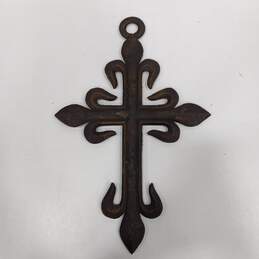 20" Cast Iron Medieval Garden Cross