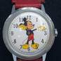 Men's Timex 35mm Water & Dust Resist Mickey Mouse Dial Stainless Steel Watch image number 2