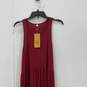 NWT Grecerelle Womens Red Scoop Neck Sleeveless Long Maxi Dress Size 2XL image number 1