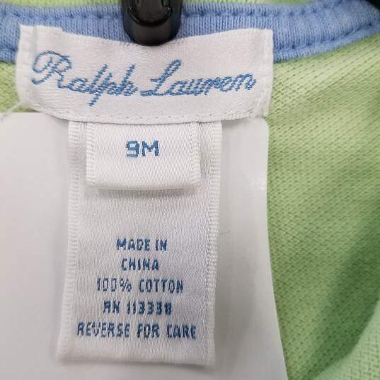 Buy the Ralph Lauren Baby Onesie Lime Green 9M | GoodwillFinds