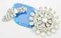 Vintage Icy Rhinestone Silver Tone Costume Jewelry 83.4g image number 5