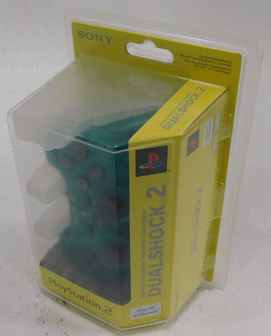 `Sony PS2 Emerald Green Controller New image number 3